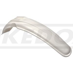 Replica Front Fender 'Clean White' (with Standard Mounting Holes), OEM Reference # 3H6-21511-00