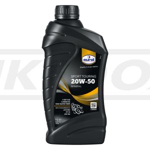 1l Eurol 20W50 4-Takt mineralisches Motorrad-Motoröl, Zusätze gegen Verschleiß, Ablagerungen und Oxidation (entspr. Spezifikation API SG, JASO MA2)