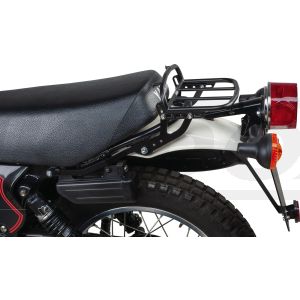 Mini Luggage Rack, stainless steel black, with brackets and mounting hardware, luggage area 23x15cm, suitable for the short seat (-'79 and '80-) ONLY