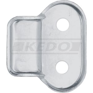 Halteblech Sitzbank vorn (Replika), Länge der Nase ca. 17mm, OEM-Vergleichs-Nr. 322-24748-00