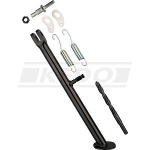 Seitenständer-Umrüst-Set mit HD-Seitenständer für ausgeschlagene Rahmenaufnahme (Umrüstung auf 12mm Bolzen inkl. Bohrer)