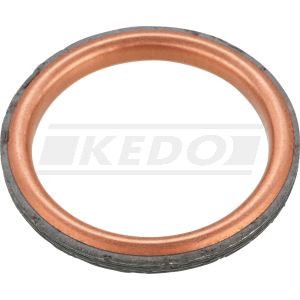 HD Krümmerdichtung, OEM-Vergleichs-Nr. 3GD-14613-00, Kupferring mit Composite- Material gefüllt, 38.8x49.7x5.8mm, komprimierbar für beste