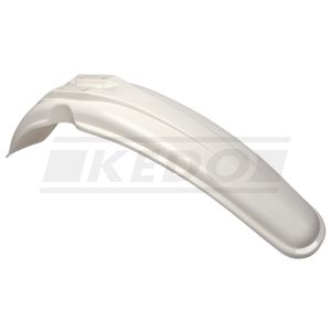 Replica Front Fender 'Clean White' (with Standard Mounting Holes), OEM Reference # 3H6-21511-00