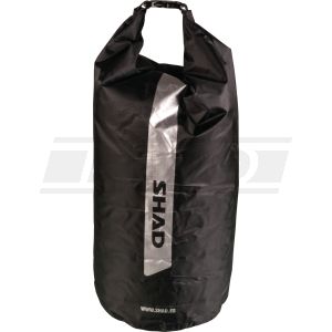 Drybag / Packrolle, 8l, schwarz, wasserdicht, Abm. ca. 30x16cm, strapazierfähiges Nylon-Material ähnlich einer Windjacke, für Minimalgepäck