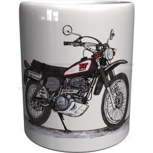 Porzellan-Becher 'XT500S 1989'