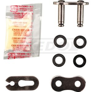 Clip Chain Joint DID 520XRE (XW-Ring), silver-grey