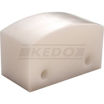 Schleifblock Kettenspanner, abgerundete Form, Lochabstand 30mm, OEM-Vergleichs-Nr. 2N0-22178-00