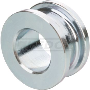 Spacer Bushing, Rear Axle RH (original shape, galvanized steel, OEM reference #90387-17141