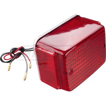 Rücklicht komplett (eckig), inkl. Reflektor, e-geprüft, ohne Rücklicht- Träger/Konsole, inkl. Leuchtmittel 12V 21W/5W OEM-Vergleichs-Nr. 56U-84710-40