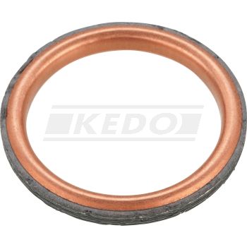 HD Krümmerdichtung, OEM-Vergleichs-Nr. 3GD-14613-00, Kupferring mit Composite- Material gefüllt, 38.8x49.7x5.8mm, komprimierbar für beste