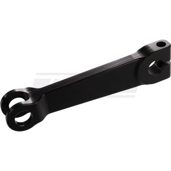 Bremshebel Bremsankerplatte Hinterrad, Aluminium schwarz eloxiert