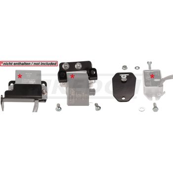 Befestigungs-Set für Powerdynamo Zündspule, Gleichrichter/Regler und Steuereinheit (CDI), komplett inkl. Kleinteile
