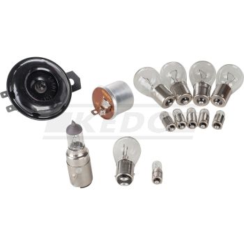 Add-On Kit BASIC für Art. 50544/50555 12V Umrüstung (enthält alle 12V Leuchtmittel, Blinkrelais, Hupe, ohne Batterie)