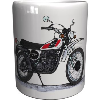 Porzellan-Becher 'XT500 1976'