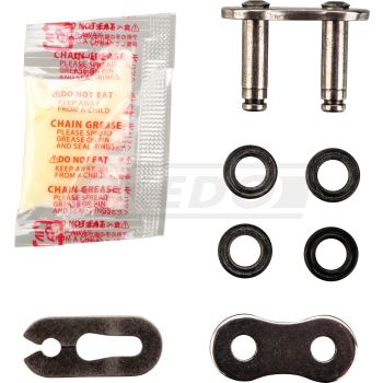 Clip-Kettenschloss RK 520XRE (XW-Ring), silbergrau